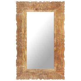 Mirror 31.5"x19.7" Solid Mango Wood